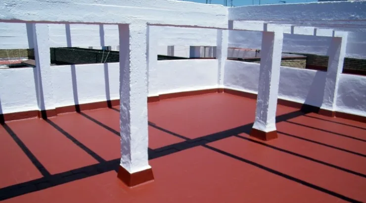 Impermeabilización de cubiertas: Terraza cubierta transitable